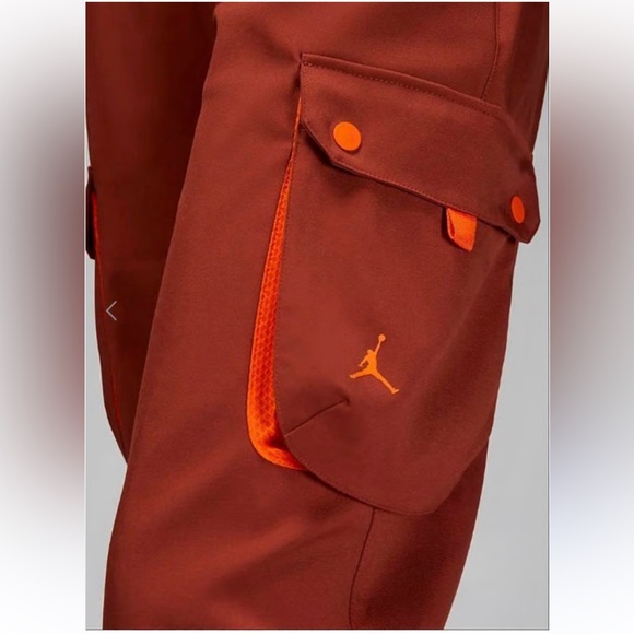JORDAN WOMEN SPORT TUNNEL PANTS (MARS STONE / SAFETY ORANGE - Picture 2 of 16